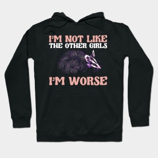 I'm Not Like The Other Girls, I'm Worse Hoodie